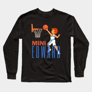 Mini Anthony Edward Playing Long Sleeve T-Shirt